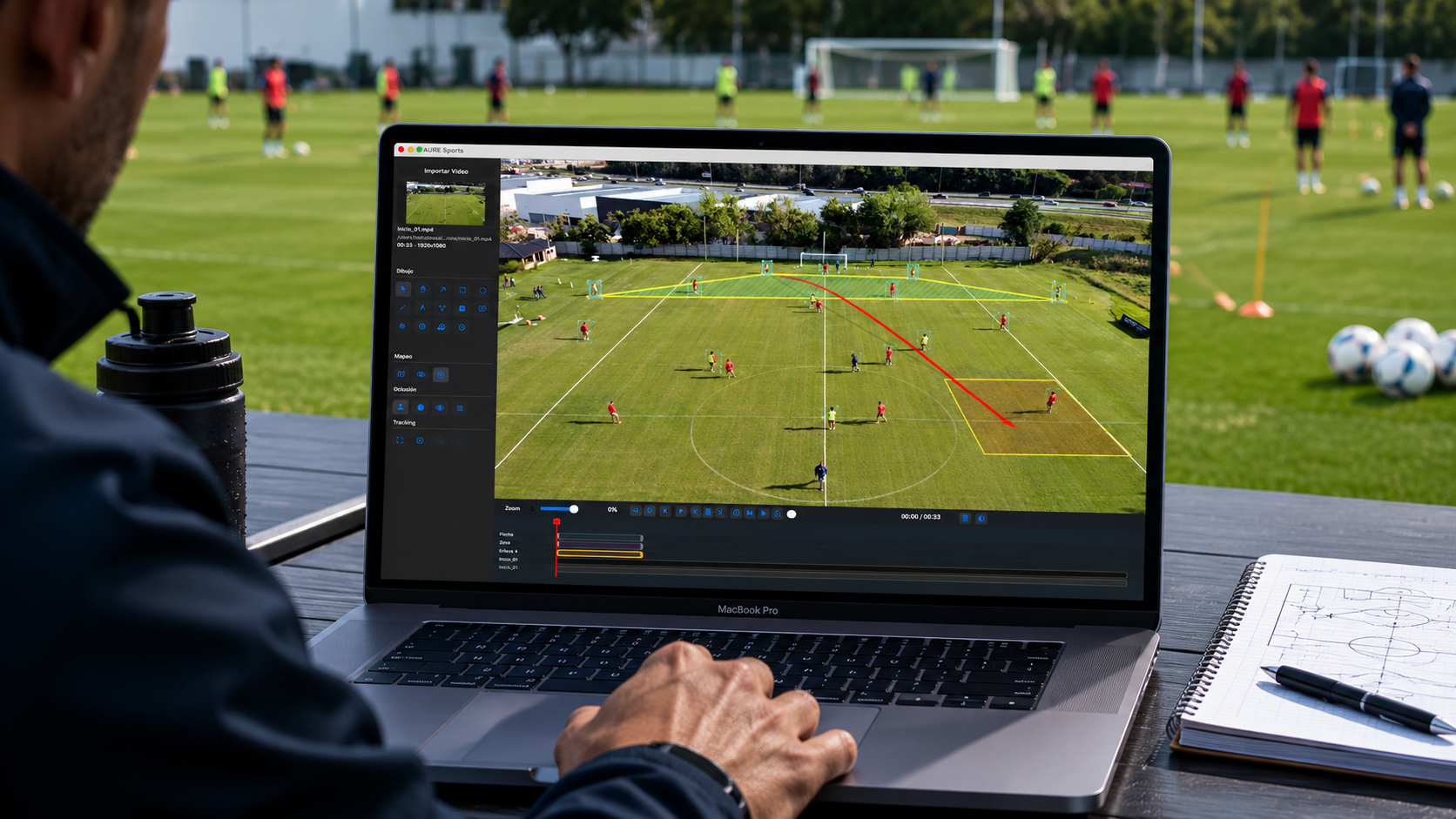 AURE Sports - Tactical drawing y telestration