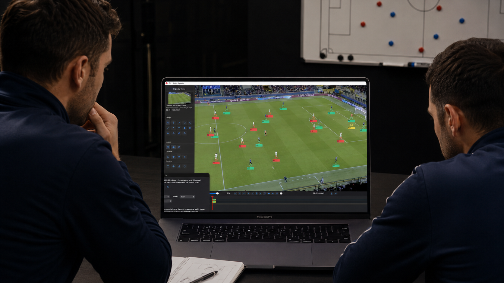 AURE Sports - Video to 2D IA para dibujo táctico