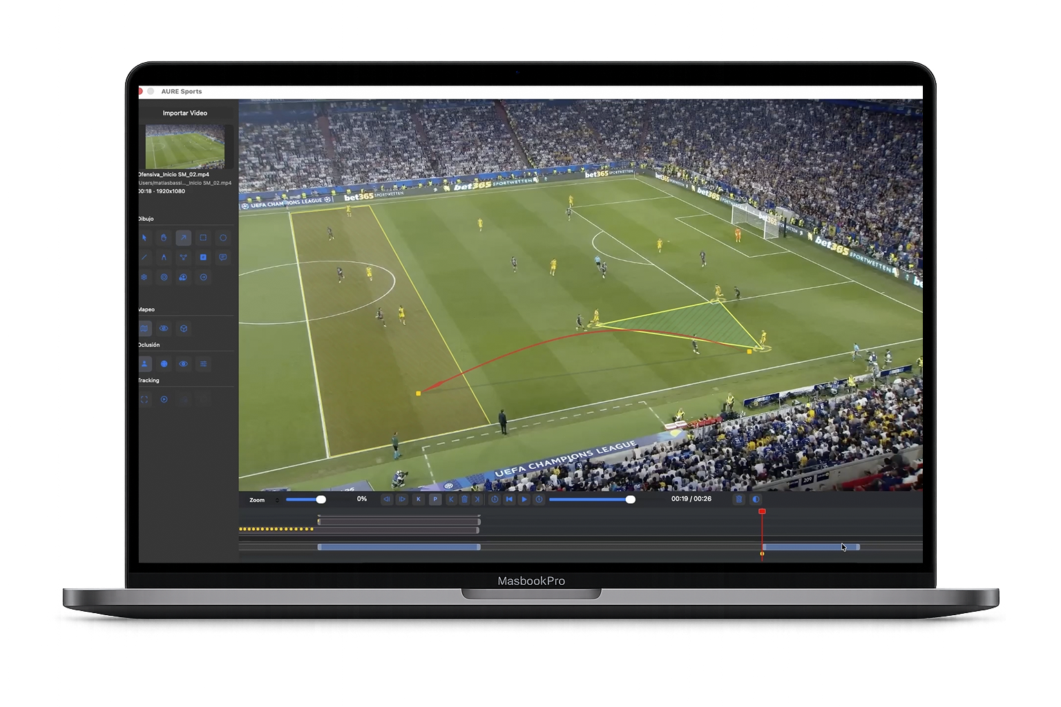 AURE Sports Draw module screenshot